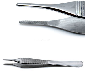 Pinces de chirurgie Adson en acier inoxydable, pinces manuelles de précision pour tissus, kit chirurgical, instruments médicaux, approuvé CE - Product Image 1