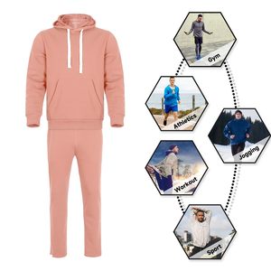 ชุดวอร์มสำหรับวิ่งจ๊อกกิ้งผ้าฝ้าย100% สำหรับผู้ชายใหม่เสื้อสเวตเชิ้ตมีฮู้ดมีซิปสำหรับวิ่งสำหรับฤดูหนาว - Product Image 3