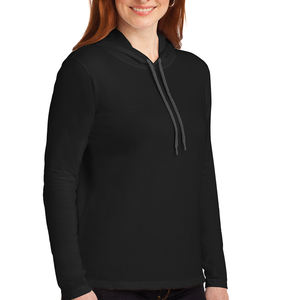 Sweat à capuche femme pull à manches longues avec capuche matériau doux et léger pour l'extérieur décontracté et les occasions de gym - Product Image 4