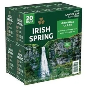 Ready for export Irish Spring Original Clean Solid Mineral Whitening Bar <b>Soap</b> for Men 20 Ct. Normal/All Skin Types - Product Image 3