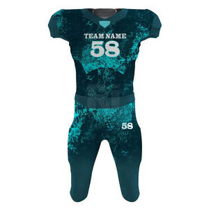 Uniforme de football américain à sublimation, vêtements de sport au design unique, uniforme de football américain fabriqué au Pakistan à des prix abordables en gros - Product Image 1