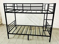 Lit superposé moderne en métal vert marine réglable, taille King/Full, pour la maison, les auberges, les dortoirs, les écoles, les hôtels, les appartements