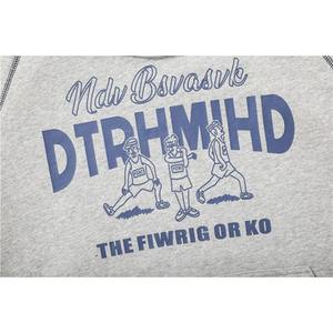 Ensemble de survêtements unisexes en molleton 100% coton, sweat-shirts à capuche et pantalons de survêtement, streetwear d'hiver lavé - Product Image 4