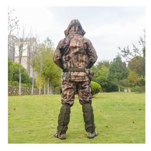 Ensemble de vêtements de chasse pour hommes, pantalon et veste en polaire silencieux pour canards et oiseaux aquatiques, camouflage, imperméable, uniformes, costumes - Product Image 5