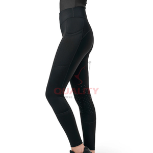 Pantalones de montar ligeros ajustados para mujer, transpirables, elegantes, cómodos, de larga duración, para montar a caballo al aire libre - Product Image 3