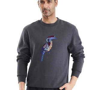 Heavyweight Casual Sweatshirts Wash Design Winter Style Fabric <b>Top</b>-Polyester/Cotton OEM Sweatshirts - Product Image 2