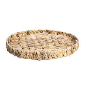 Bandeja de servicio de ratán tejida a mano, bandeja ecológica para comedor, sala de estar y uso en la cocina - Product Image 2