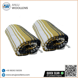 Manta de lana falsa mostaza tejida suave de lujo de calidad superior a precio asequible - Product Image 4