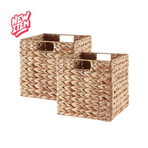 2020 New Design Home Water Hyacinth Weaving <b>Basket</b> Natural Color Storage <b>Basket</b> for <b>Laundry</b> and Kitchen Use - Product Image 1