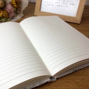 LABON Daisy Writing panno di lino diario estetico diario con copertina rigida Notebook A5 tessuto floreale sublimazione Blank Journal - Product Image 2