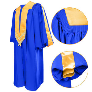 Robes de clergé de qualité supérieure au design simple, robe de cérémonie pour père, vêtements d'église, robe de chœur, logo personnalisé - Product Image 3