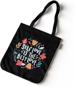 Sac à dos multifonctionnel en toile de coton avec bouton décoratif Doublure en polyester Sacs de courses et d'épicerie personnalisables - Product Image 5