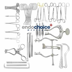 Juego de instrumentos de laparotomía pediátrica de 47 piezas más vendidos, instrumentos médicos quirúrgicos profesionales, Manual de acero inoxidable Endochoice - Product Image 2