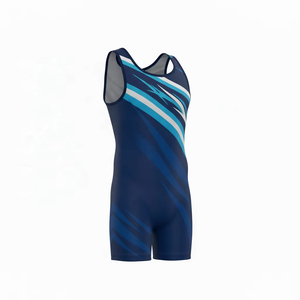 Prix bas, conception personnalisée, sublimation pour les maillots de lutte pour hommes, fabricant de maillots de lutte pour enfants - Product Image 2