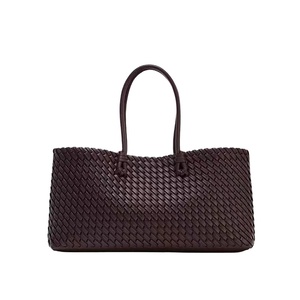 Bolso Tote de Hombro Tejido Elegante Personalizado, Bolso de Mano de Gran Capacidad con Asa Superior, Bolso de Compras Estiloso para Mujer - Product Image 1