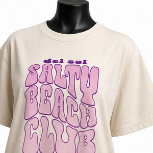 Camiseta de Algodón Grueso Personalizada para Mujer, Estilo Holgado con Hombros Caídos, Informal - Product Image 6