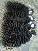 Lot de Cheveux Humains Vierges Bruts Indiens Sushma Remy, 95-100g, Résistants à la Chute, Doux et Brillants, Tissage Double Trame Faite à la Machine