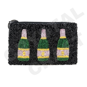 Hey Good Coin Pouch Portefeuille personnalisé en perles de rocaille Beau cadeau de maman-Conception de coeurs pour filles - Product Image 5