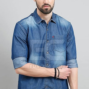 Chemises en jean de mode haut de gamme pour hommes, vêtements conçus pour le style de rue, les tenues décontractées et le confort quotidien - Product Image 3