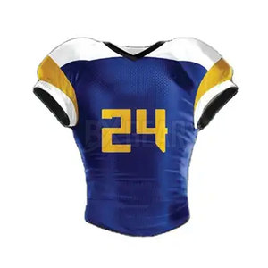 Uniforme de fútbol americano ligero diseñado para mejorar el rendimiento del jugador hecho de tela transpirable y duradera - Product Image 5