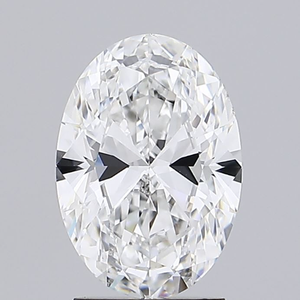 Diamant de laboratoire de 2,31 carats, taille ovale, couleur E, certifié IGI, clarté VS1, marque Rising Diamond, modèle de fiançailles personnalisé DH 102 ovale - Product Image 1