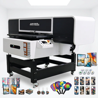 Impresora UV Jucolor A1 6090 con Gen6 de Alta Velocidad y Alta Resolución para Juguetes, Láminas Corrugadas, Botellas, Cascos, Impresora UV DTF Rotativa