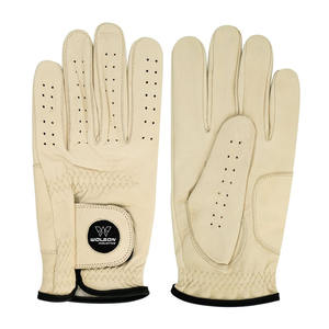 Gants de golf de haute qualité en cuir Cabretta, style premium, fabrication artisanale, nouvelle collection, gants de golf personnalisables, paume en cuir souple. - Product Image 1