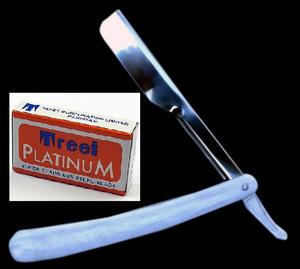 Professional BARBER <b>STRAIGHT</b> CUT THROAT SALON SHAVING <b>RAZOR</b> QUALITY RASOI RASIERER - Product Image 3