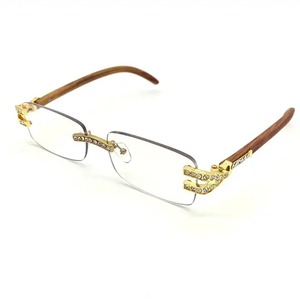 Lunettes de soleil de luxe en moissanite VVS, style hip-hop, bijoux de rappeur, prix de gros disponible pour l'exportation depuis l'Inde - Product Image 4