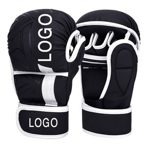 Gants MMA demi-doigt de haute qualité en vente chaude avec logo personnalisé Meilleur prix Équipement de boxe et protection en gros - Product Image 3