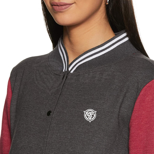 Meilleure veste décontractée d'hiver pour femme, style Letterman, confortable, respirante, séchage rapide, tricotée, motif uni, coton de haute qualité, avec logo - Product Image 5