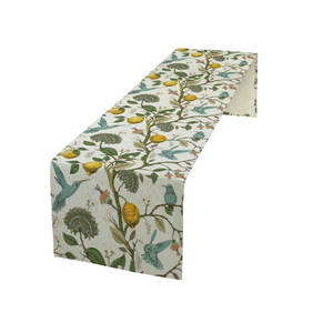 Camino de mesa de algodón personalizado de alta calidad, último diseño con bordado tejido, muebles decorativos para el hogar - Product Image 5