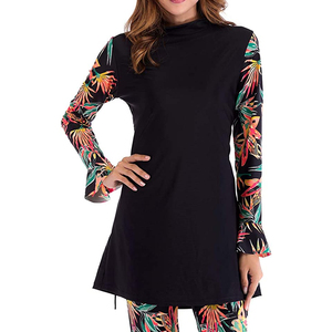 Traje de baño modesto musulmán Traje de baño modesto islámico para mujeres Traje de baño musulmán para dama Ropa islámica musulmana Burkinis - Product Image 1