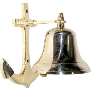 Indian Handicraft Item Brass <b>Ship</b> Wall <b>Bell</b> Hanging Decoration Hanging Hand <b>Bell</b> High Quality Top Sell Top Standard Product - Product Image 3