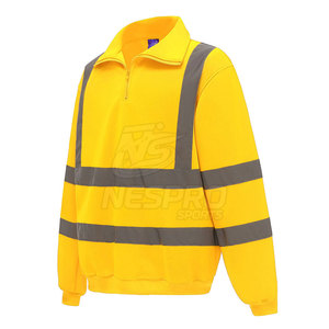 Vêtements de travail Veste de sécurité pour hommes Vêtements de travail Conception personnalisée Veste de sécurité haute visibilité Fabrication pakistanaise - Product Image 3
