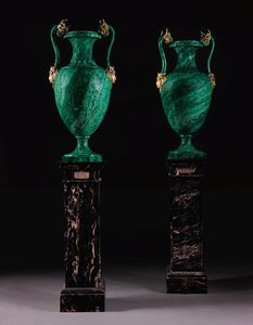 Table basse en malachite avec pierres précieuses naturelles écologiques en laiton Décoration intérieure Design moderne - Product Image 2