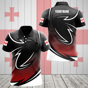 Impression par sublimation coupe sèche personnalisée T-shirt de sport en maille à séchage rapide professionnel à manches courtes - Product Image 1