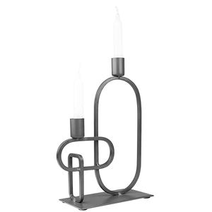 Multi cabeza tres cabezas duradero hecho a mano dorado acabado Metal iluminación decoración portavelas Base Circular cónico decoración del hogar - Product Image 6