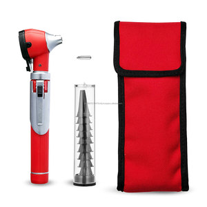 Otoscopio Eléctrico de Bolsillo Mini con Fibra Óptica LED, Juego de Herramientas de Diagnóstico de Oído Reutilizables, Práctica Médica Veterinaria, CE ISO OEM Privado - Product Image 5