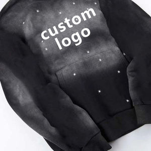 Traje de jogging acampanado Heavwight desgastado personalizable 2025 con Sudadera con capucha y pantalones de chándal - Product Image 3