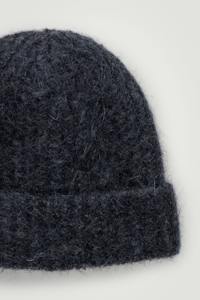 Gorro de mohair unisex al por mayor para hombre, gorro tejido jacquard personalizado con logotipo personalizado, ropa de calle cálida, gorro de mohair de invierno para hombre - Product Image 5