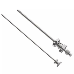 QNQ Manual de calidad superior Abram Pleura Biopsy (Punch) Aguja 5cm Reutilizable 3 piezas Certificado CE Kit quirúrgico Acero inoxidable - Product Image 3