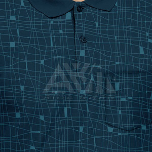 Camiseta Personalizada para Hombre, Tejida, Estampada, de Manga Corta, Algodón y Poliéster, Casual, Fabricante Mayorista OEM - Product Image 6