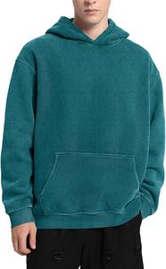 Sudaderas con capucha informales de invierno para hombre, 100% de algodón, ajuste regular, ropa de moda transpirable ecológica - Product Image 5