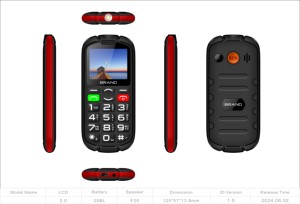 รุ่นที่เป็นมิตรกับสิ่งแวดล้อม2.0 "IP44แบตเตอรี่กันน้ำรอบ500ครั้ง<span class=keywords><strong>4G</strong></span> โทรศัพท์มือถือโทรศัพท์อาวุโส - Product Image 3