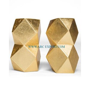 Feuille Designer noir poudre enduit Table décoration maison bureau serre-livres Vintage classique nouveau élégant école lecture tenant serre-livres - Product Image 2