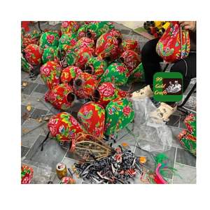 HOT <b>SALE</b> 2025 VIETNAM MOUNTAINOUS BROCADE FABRIC <b>LANTERN</b> QUICK <b>SALE</b> SPECIAL EVENT DECORATION HANGING <b>LANTERNS</b> - Product Image 2