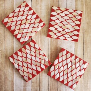 Mother of Pearl Coaster Set Redondo Precioso Premium Mother of Pearl Coaster Set Hoteles y restaurantes - Product Image 6