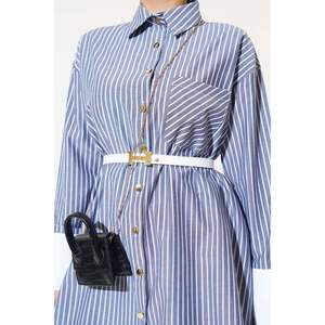 Chemise rayée ceinturée Smoke - Product Image 3