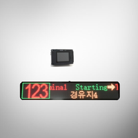 Bus Pasajero Información Led Display 4G Gps Bus Led Destination Sign Board